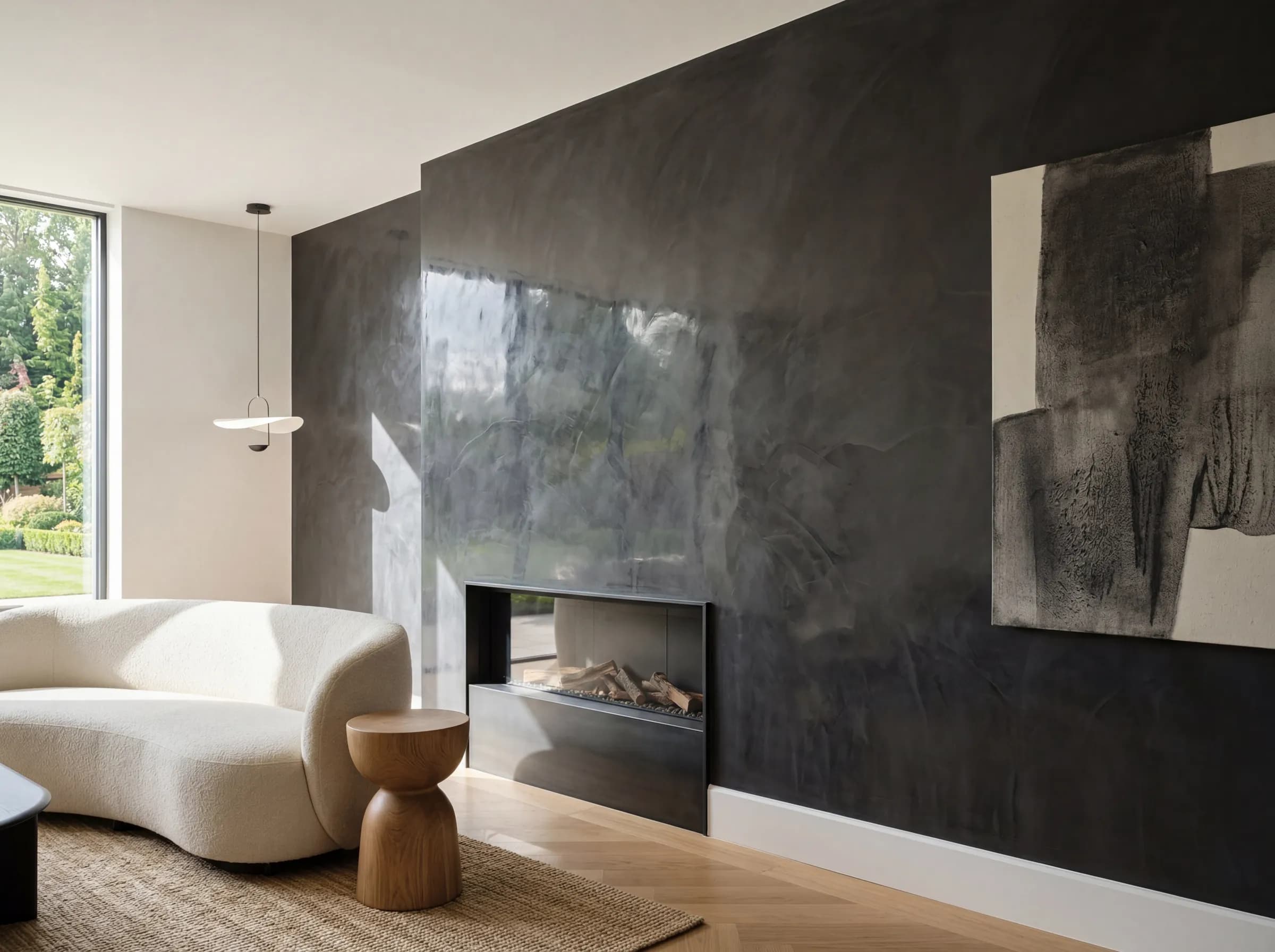 Venetian Plaster Feature Wall